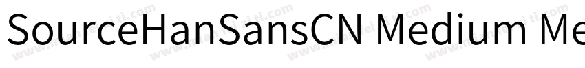 SourceHanSansCN Medium Messapia Bol字体转换